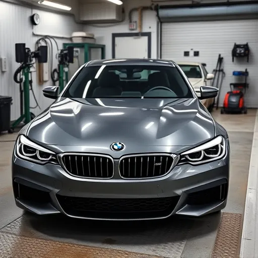 Premium BMW Detailing & Protection Services in Dubai showcasing a gleaming BMW in a luxurious setting after a full detailing service.