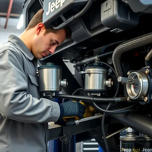 Comprehensive Fuel and Exhaust System Services for Your Jeep at Auto Expert Workshop Dubai.